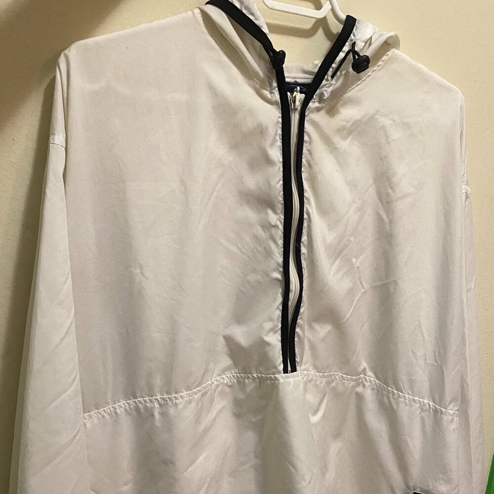Sidequest '90s White Oversized Casual Windbreaker - Picture 4 of 15